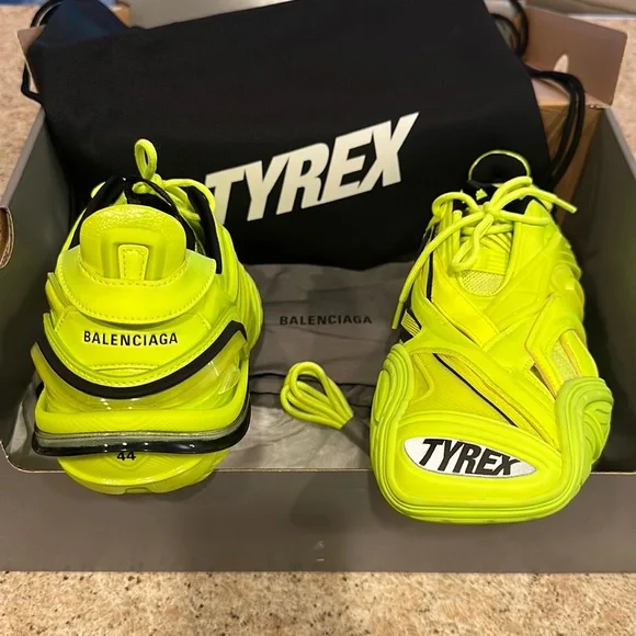 Balenciaga | Shoes | New Balenciaga Tyrex Yellow Size 44e 